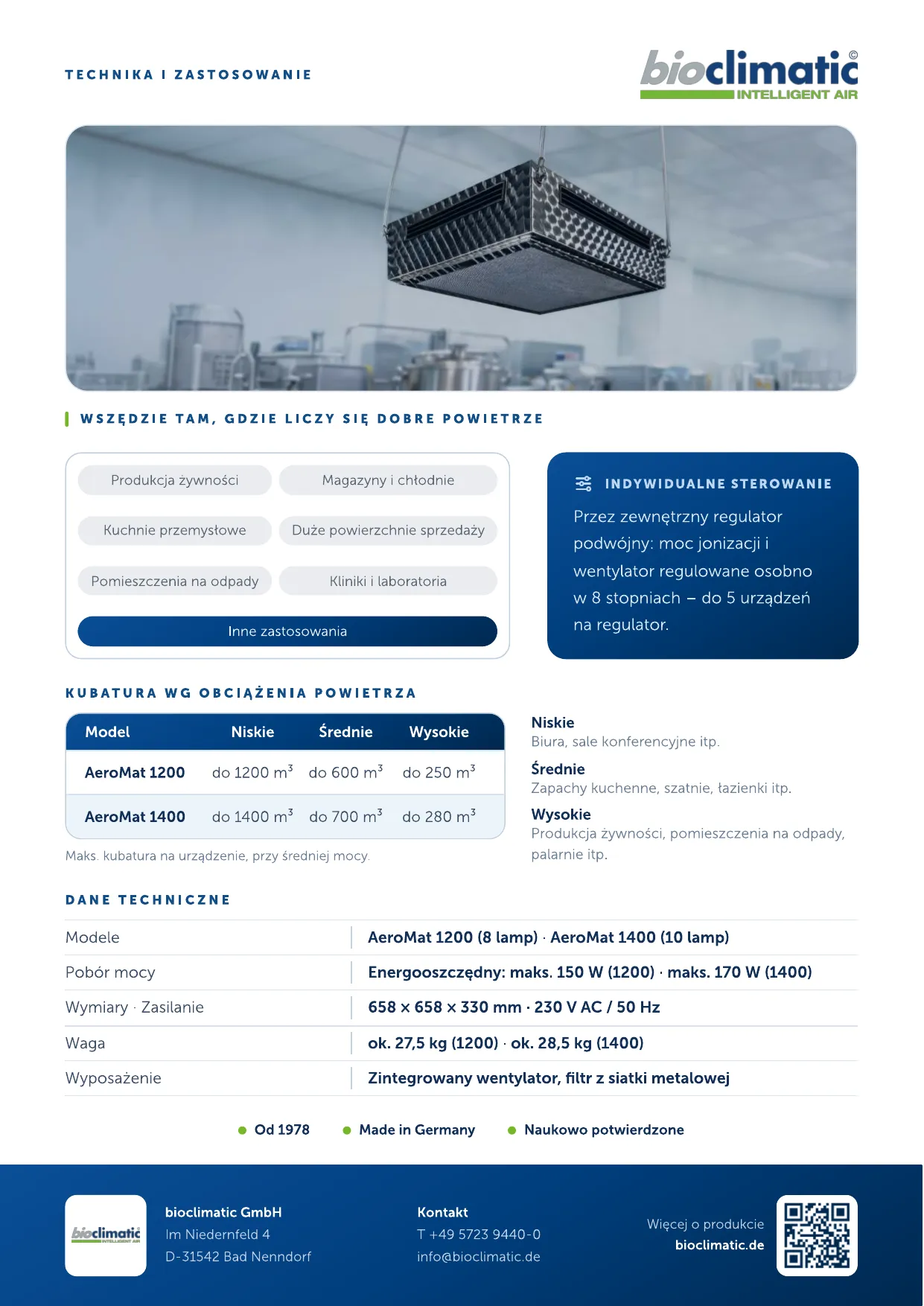 Produktflyer AeroMat, Seite 2 von 2 (Polnisch)
