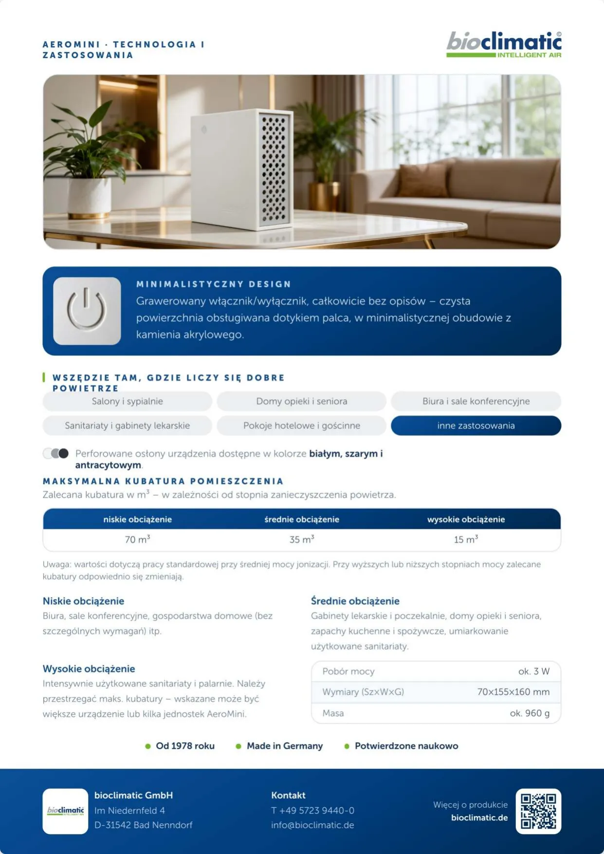 Produktflyer AeroMini, Seite 2 von 2 (Polnisch)