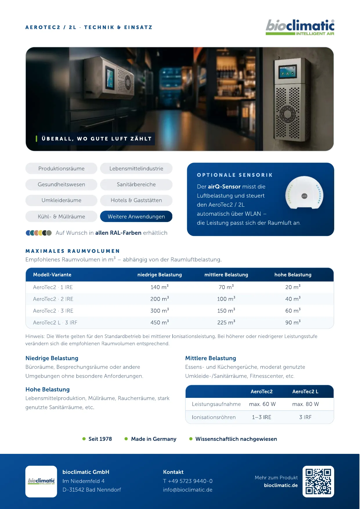 Produktflyer AeroTec2 / L, Seite 2 von 2 (Deutsch)