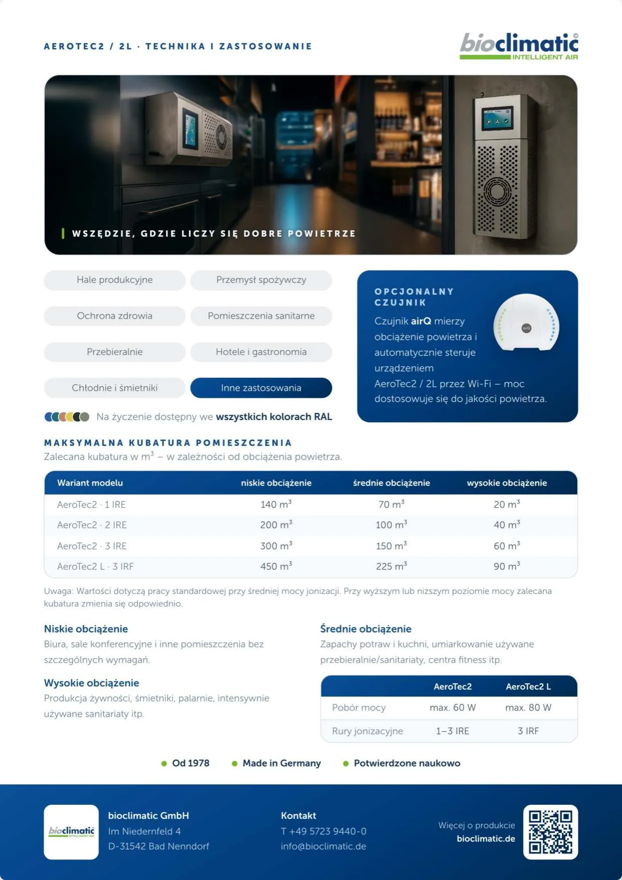 Produktflyer AeroTec2 / L, Seite 2 von 2 (Polnisch)