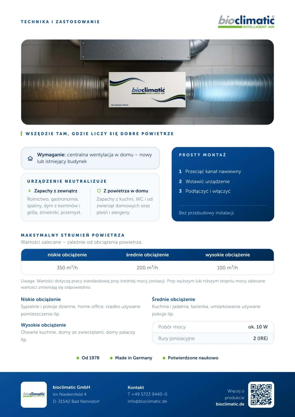 Produktflyer AirCleanerHome, Seite 2 von 2 (Polnisch)
