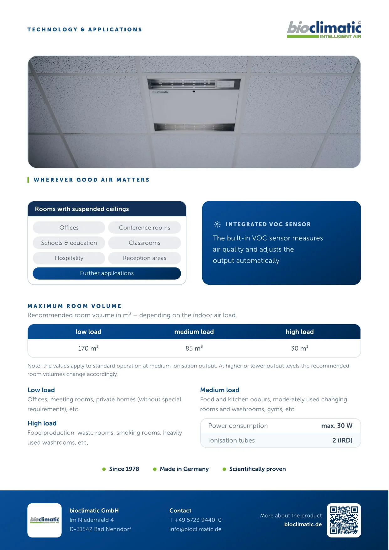 Produktflyer AirCleanerQ, Seite 2 von 2 (Englisch)