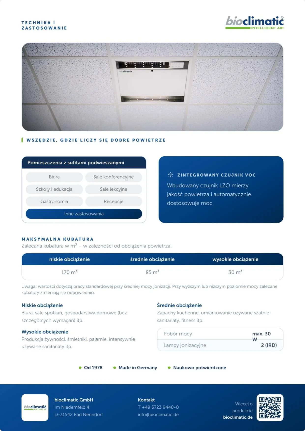 Produktflyer AirCleanerQ, Seite 2 von 2 (Polnisch)