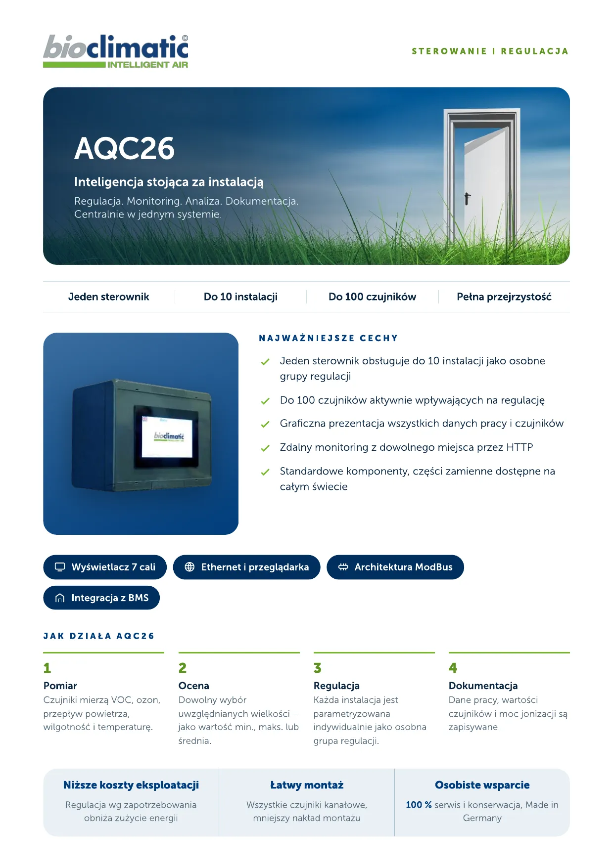 Produktflyer AQC26, Seite 1 von 2 (Polnisch)