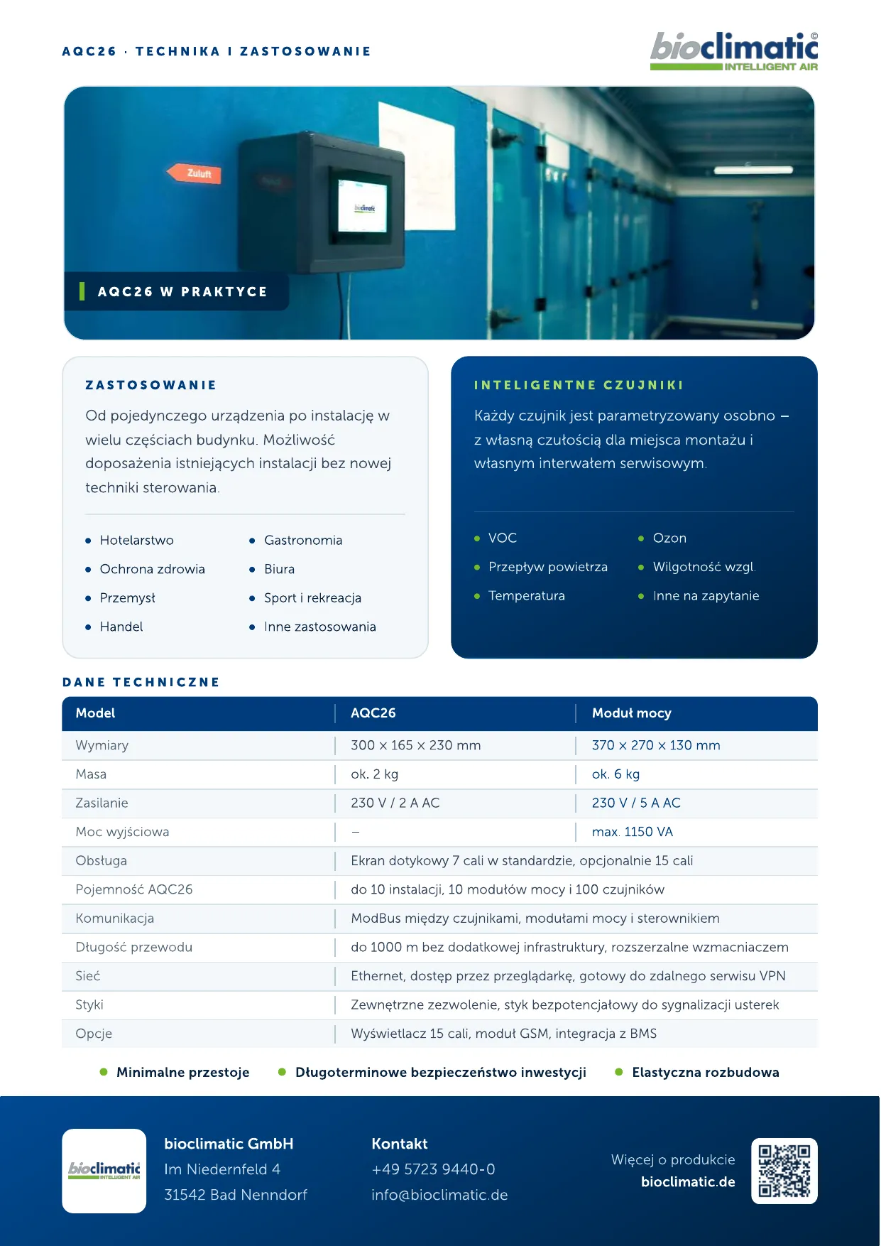 Produktflyer AQC26, Seite 2 von 2 (Polnisch)