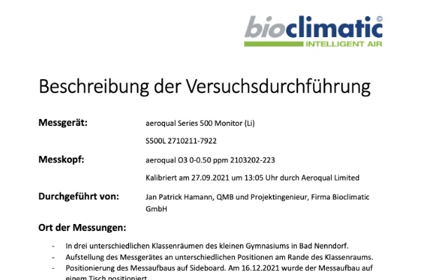 Downloads - Ozonmessungen in Klassenräumen