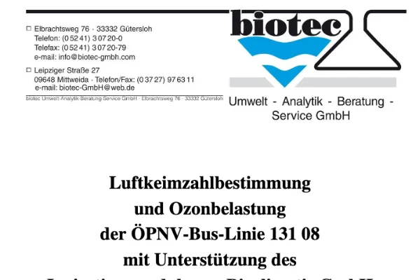 Downloads - Bestimmung der Luftkeimzahl im ÖPNV
