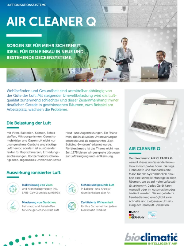 downloads - Produktflyer - Air Cleaner Q